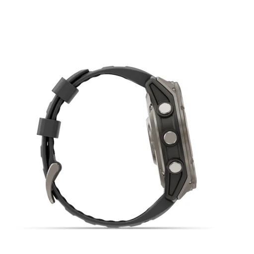 GARMIN fenix 8 Pro 51mm AMOLED Sapphire Titanium grafit/black silicone band - 5