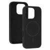 Magsafe Slim Szilikon tok iPhone 15 Pro fekete thumbnail