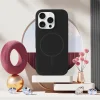 Magsafe Slim Szilikon tok iPhone 15 Pro fekete thumbnail