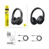 Baseus Bass BH1 Lite Wireless On-Ear Bluetooth 6.0 Headphones - Black - 3