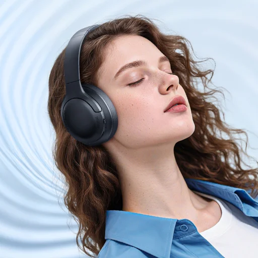 Baseus Bass BH1 Lite Wireless On-Ear Bluetooth 6.0 Headphones - Black - 15