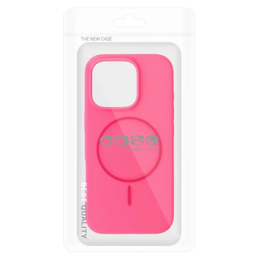 Magsafe Slim Szilikon tok iPhone 16 Plus pink - 7