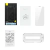 Baseus Full Screen Tempered Glass for iPhone 14 Pro Max with Speaker Cover 0.4mm + Mounting Kit thumbnail