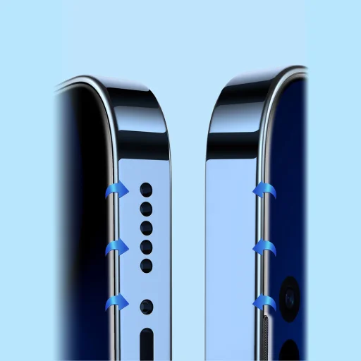 Baseus Full Screen Tempered Glass for iPhone 14 Pro Max with Speaker Cover 0.4mm + Mounting Kit - 19