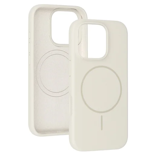Magsafe Slim Silicone iPhone 16 Plus tok stone - 4