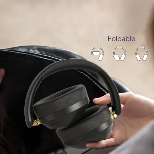 Dudao X22 Max Vezeték nélküli On-Ear Bluetooth Fejhallgató ANC-vel - Fekete - 4