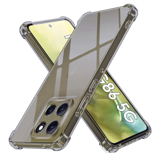  Motorola Moto G86 Füstfekete Techsuit Shockproof Clear Silicone tok - 1