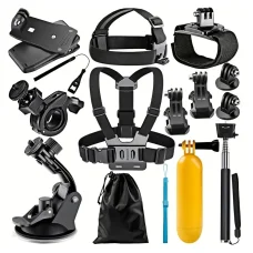  GoPro Action Camera Fekete Techsuit - Accessory Kit CamQuest 15in1 (SA15)