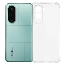 Xiaomi Poco M7 4G Techsuit - Shockproof Clear Silicone - Átlátszó tok