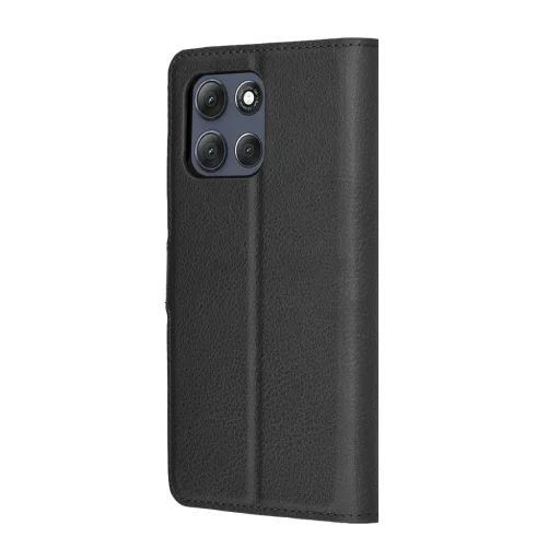 Motorola Moto G86 Power Techsuit - Leather Folio - Fekete tok - 5