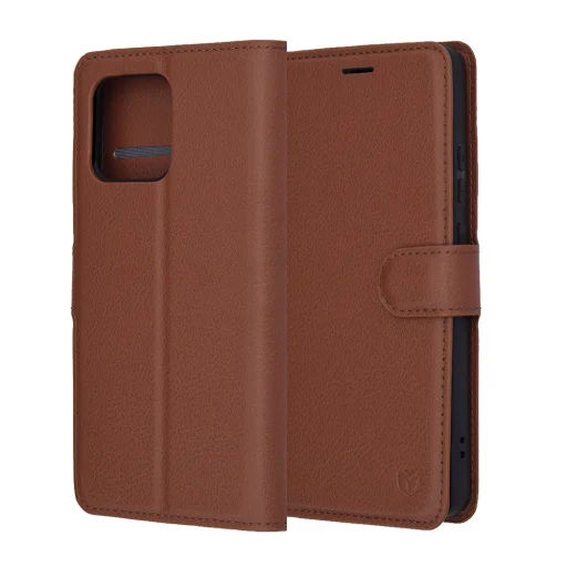 Motorola Moto G86 Power Barna Techsuit Leather Folio tok - 6