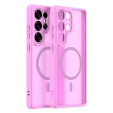 Samsung Galaxy S25 Ultra Pink Techsuit HaloFrost II MagSafe tok