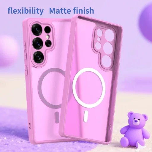 Samsung Galaxy S25 Ultra Pink Techsuit HaloFrost II MagSafe tok - 3