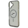 iPhone 16 Plus tok Karl Lagerfeld KLHMP16MHLSKCK fekete kemény tok IML Metal Karl&Choupette Head - 6