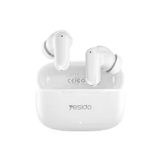Yesido Wireless Fülhallgató (TWS38) - Track System Sztereó, Mikrofon, Bluetooth 5.4, Fülbe helyezhető kialakítás, 250 mAh - fehér