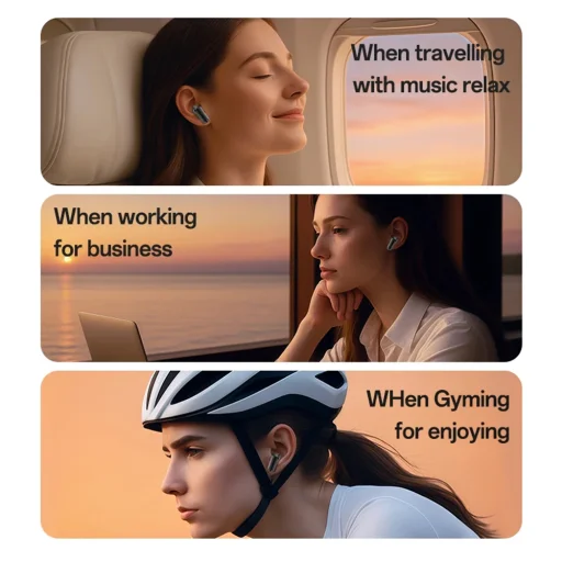 Yesido Wireless Fülhallgató (TWS38) - Track System Sztereó, Mikrofon, Bluetooth 5.4, Fülbe helyezhető kialakítás, 250 mAh - fehér - 4