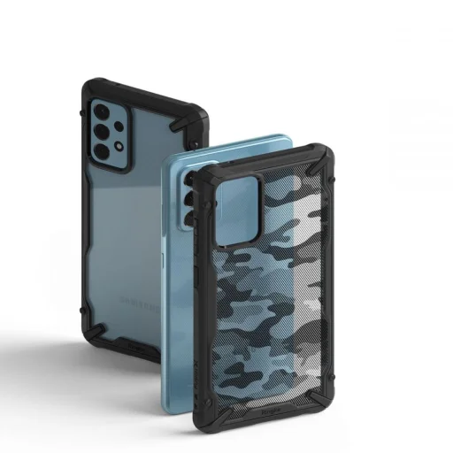 Samsung A52 LITE/5G Ringke Fusion X tok terepmintás fekete (XDSG0047) - 5