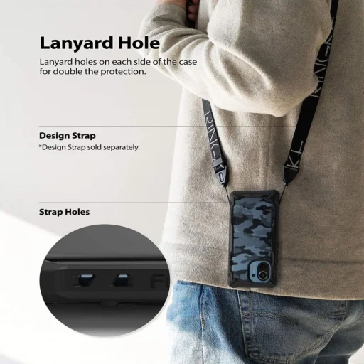 Xiaomi Mi 11 terepmintás tok fekete Ringke Fusion X (XDXI0019) - 7