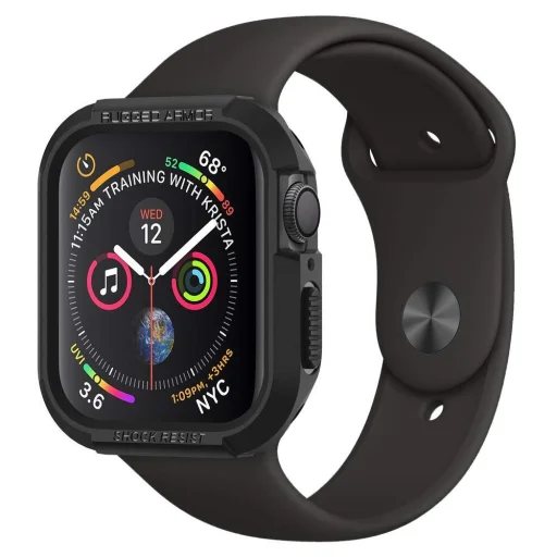 Spigen Rugged Armor puzdro na Apple Watch 3/4/5/6/7/8/SE (38/40/41 mm) čierne, bez remienka (061CS24480) - 1