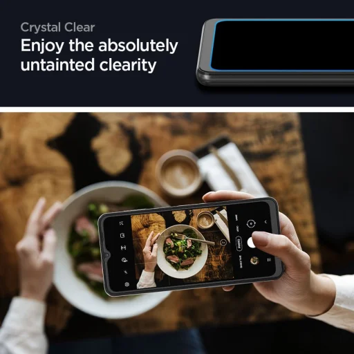 Samsung A32 5G / A12 / A02 üvegfólia Spigen Alm Glass TR 2x (AGL02827) - 11