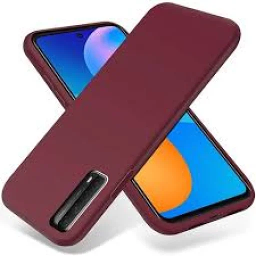 Huawei P Smart 2021 Szilikon tok sötétlila - 1