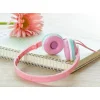 GJBY GJ-04 Extra Bass vezetékes 3.5mm audio jack fejhallgató pink thumbnail