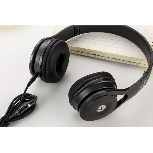 GJBY GJ-22 Extra Bass vezetékes 3.5mm audio jack fejhallgató fehér - 6