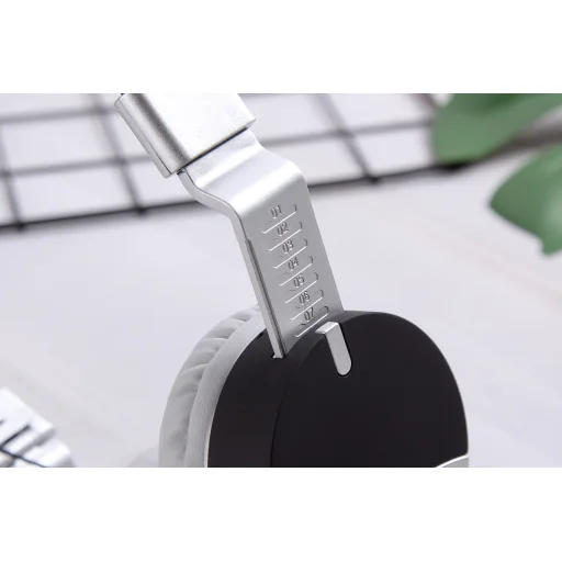 GJBY GJ-23 Extra Bass vezetékes 3.5mm audio jack fejhallgató fehér - 3