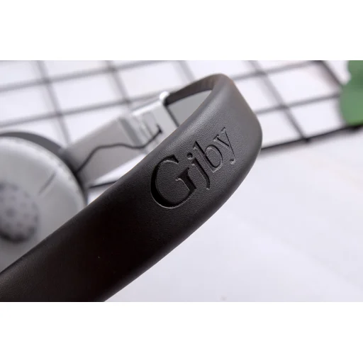 GJBY GJ-23 Extra Bass vezetékes 3.5mm audio jack fejhallgató fehér - 4