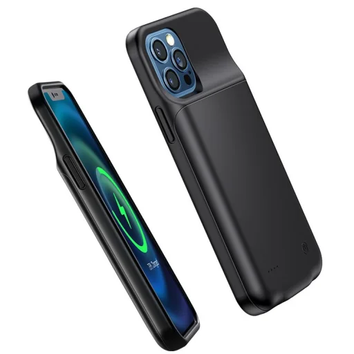 iPhone 12 Pro USAMS CD162 Akkumulátorral szerelt tok 3500mAh fekete - 3