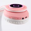 Bluetooth vezeték nélküli fejhallgató cica füllel rózsaszín thumbnail