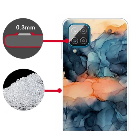 Márvány mintás TPU tok SAMSUNG GALAXY A12 - 3
