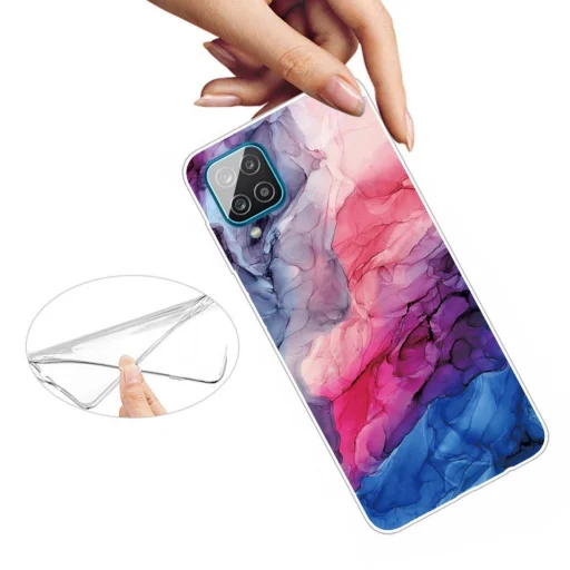 Samsung Galaxy A12 Márvány mintás TPU tok - 3