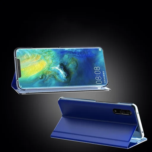 Huawei P30 Lite New Sleep Case fliptok fekete - 14