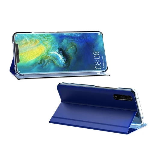 Huawei P30 Lite New Sleep Case fliptok fekete - 6