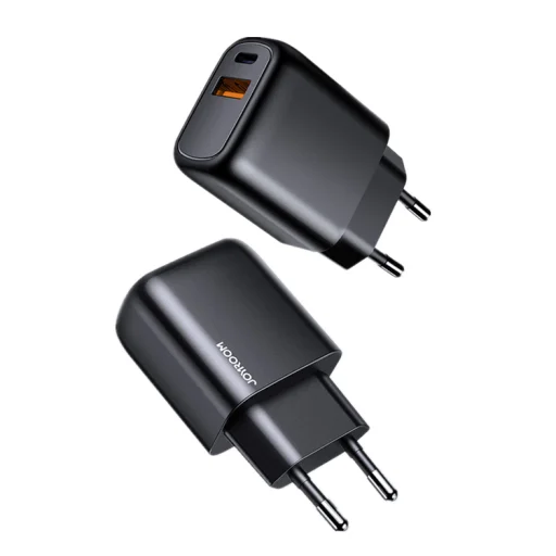 JOYROOM L-QP204 Dual Port hálózati gyorstöltő adapter 20W PD és QC 3.0 támogatással - 1