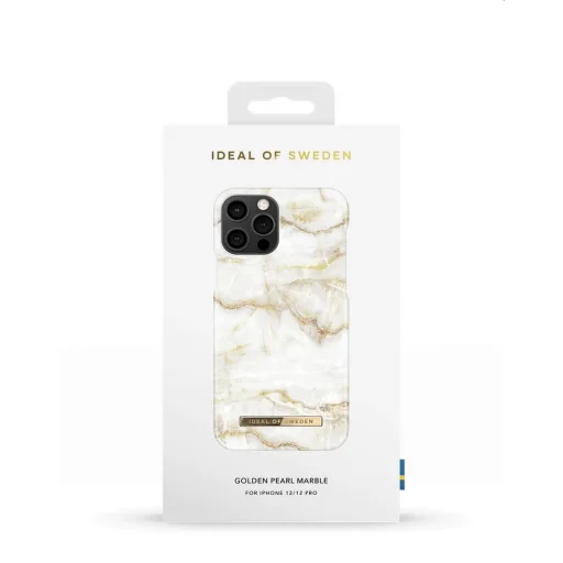 iDeal Of Sweden tok iPhone 12 / 12 Pro Golden Pearl Marble - 3