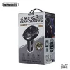 Remax RCC109 Bluetooth FM transmitter + autós töltő 2xUSB 3A + LCD kijelző + AUX + TF kártyaolvasás fekete thumbnail