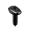 Remax RCC109 Bluetooth FM transmitter + autós töltő 2xUSB 3A + LCD kijelző + AUX + TF kártyaolvasás fekete thumbnail