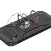iPhone X/XS Wozinsky Ring Armor Case Kickstand telefontok ezüst thumbnail
