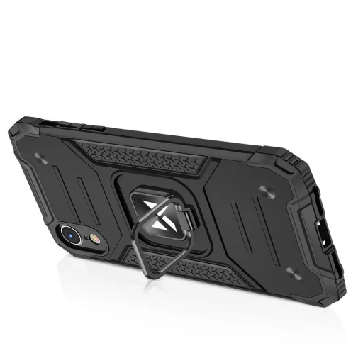 iPhone XR Wozinsky Ring Armor Case Kickstand telefontok kék - 7