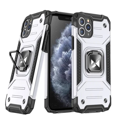 Wozinsky Ring Armor Case Kickstand telefontok iPhone 11 Pro MAX ezüst - 1