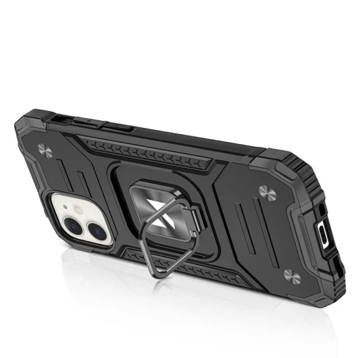 iPhone 12 mini Wozinsky Ring Armor Case Kickstand telefontok kék - 2