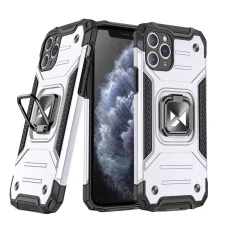 Wozinsky Ring Armor Case Kickstand telefontok Samsung Galaxy M51 ezüst
