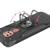 Wozinsky Ring Armor Case Kickstand telefontok Motorola Moto G9 Play fekete - 4