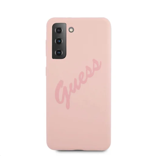 Samsung S21+ Plus Guess GUHCS21MLSVSPI Silicone Vintage tok pink - 4