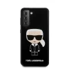 Samsung S21 Karl Lagerfeld Iconic KLHCS21SSLFKBK szilikon tok fekete thumbnail