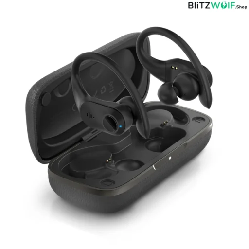BlitzWolf BW-FYE10 Bluetooth 5.0 TWS vezeték nélküli fülhallgató fekete - 1