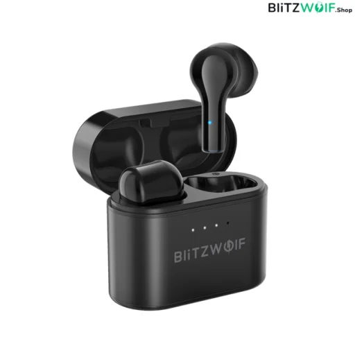 BlitzWolf BW-FYE9 Bluetooth 5.0 TWS vezeték nélküli fülhallgató fekete - 1
