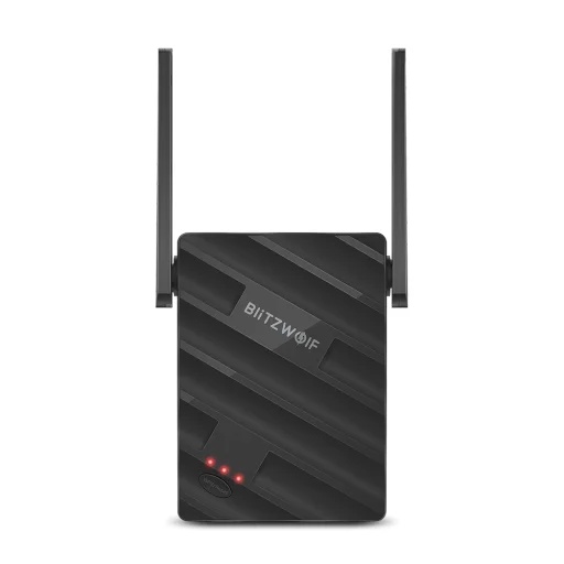 BlitzWolf BW-NET2 WiFi Extender fekete - 1
